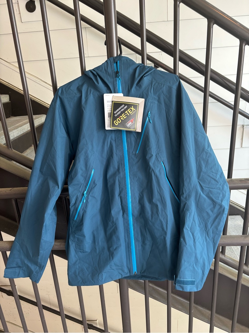 Men’s GORE-TEX Teal Rain Shell Jacket